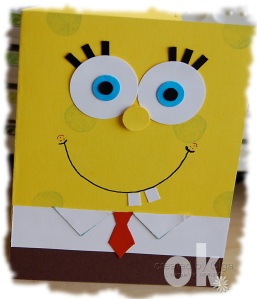 Spongebob Birthday Card